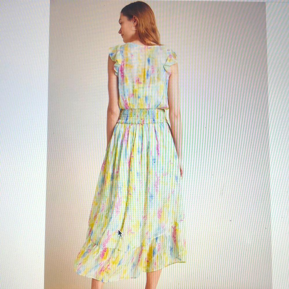 Anthropologie Watercolour Midi Dress